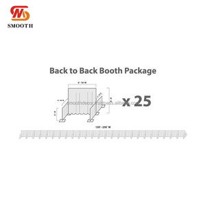 วัสดุคุณภาพสูงที่ราบรื่นการออกแบบที่หรูหราบูธ Back-to-Back สำหรับงานแต่งงานและงานเฉลิมฉลองรูปแบบที่ปรับแต่งได้ - Product Image 5