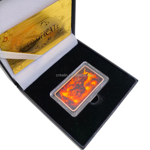 En stock – Lingot de cuivre fin .999 de 1 oz – Mystiques Gardiens du Feu – Art fantaisie – Pièce de collection - Product Image 4