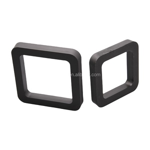 Capuchon de bouchon de tube d'attelage de <span class=keywords><strong>remorque</strong></span> en caoutchouc noir plaqué électrique certifié ISO 2 "en caoutchouc compatible avec la norme - Product Image 1