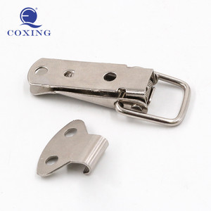 Pinces de verrouillage en métal et fer Serrure de tiroir Ressort à bascule Loquet Boîte à outils Attrape les moraillons Clips Boucle de verrouillage pour étui rigide - Product Image 4