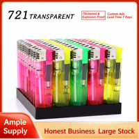 Briquet jetable en plastique, vente en gros directe usine, conception de logo personnalisé, écologique, sûr, épaissi, anti-explosion