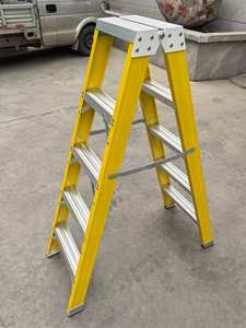 บันไดไฟเบอร์กลาสแบบพับได้ ทนทาน แข็งแรง ใช้ได้หลากหลายงาน พร้อมฉนวนนิรภัย - Product Image 5