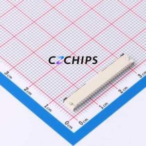 FPC-1.0FX-26PWCR-H20 FFC/FPC Connector SMD,P=1mm,Horizontal Mount Connector Flip Cover Type Bottom Contact 26P 1mm - Product Image 2