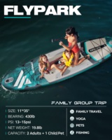 Vente en gros Famille SUP Gonflable Haute Capacité Voyage Stand up Paddle Board Table de Pêche Élargi Standup Paddle Board