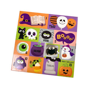 <span class=keywords><strong>Calendrier</strong></span> <span class=keywords><strong>de</strong></span> <span class=keywords><strong>l</strong></span>'<span class=keywords><strong>Avent</strong></span> du compte à rebours d'Halloween 13 nuits pour enfants Boîte-cadeau <span class=keywords><strong>de</strong></span> jouets vides avec revêtement UV <span class=keywords><strong>de</strong></span> gaufrage <span class=keywords><strong>de</strong></span> laminage mat - Product Image 1