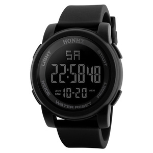<span class=keywords><strong>HONHX</strong></span> 9340F <span class=keywords><strong>Reloj</strong></span> Digital Deportivo de Silicona Resistente al Agua con Alarma Cronógrafo Pantalla LED-<span class=keywords><strong>Reloj</strong></span> de Moda para Hombre - Product Image 6