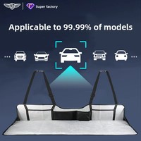 Plateau d'extension de voiture en chenille, lit pliant universel pour sièges arrière de berline et SUV, lit de voyage pliable sans gonflage pour camping, extensible en longueur