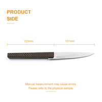 Couteau à steak en acier inoxydable personnalisé OEM, manche ABS antidérapant, vente en gros de couverts pour restaurants, en vrac