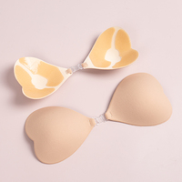 Nouveau soutien-gorge adhésif en silicone invisible sans bretelles ni dos, léger, respirant et réutilisable pour femmes