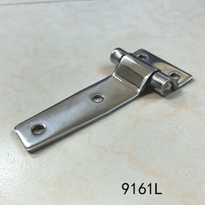 Bisagra de Acero Inoxidable 9161L de 3 Orificios y 180 Grados para Aplicaciones en Puertas, Diseño Industrial - Product Image 3