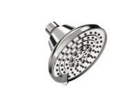 Robinet de douche de plafond 6 fonctions à jet de pluie, puissant et économique, avec filtre à eau sain, accessoires de robinetterie de salle de bain plaqué or simple