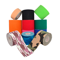 Bande de sport camouflage double sécurité 5cm x 5m, imperméable, pour soulager les douleurs musculaires et l'exercice, utilisable en cas d'allergies