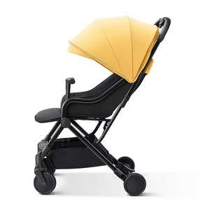 Vico bé ủng hộ Linen Trọng lượng nhẹ xách tay du lịch máy bay xe đẩy với xử lý Bar-Tốt nhất ưa thích airpram - Product Image 4