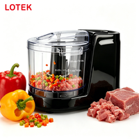 Hachoir à viande électrique mini 200W avec moteur DC, capacité de 1,0 kg/min, design portable et sûr pour un usage domestique