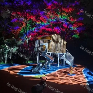 Iluminación de Alta Potencia para Cubrir Árboles Grandes y Elementos del Paisaje con una Iluminación Nocturna Saturada - Product Image 3