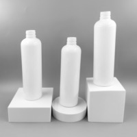 Flacon de pulvérisation en plastique PET, de qualité supérieure, rond, en noir ou blanc, transparent, avec bouchon à pompe, 250ml