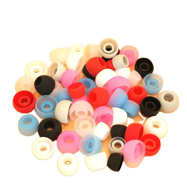 Factory Price Soft Silicone Earphone Case Headphones Ear Pads Cushion Caps Replacement Earbuds Accessories Comfortable Soft Ear