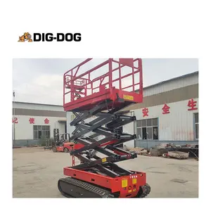 Best quality tracked crawler lift table crawler scissor lift on tracks aerial work platform for sale