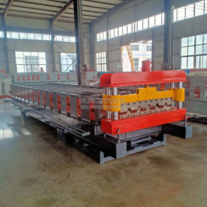 Máquina formadora de rollos de hoja de zinc para techos de hierro corrugado y trapezoidal de techo de metal de acero de bajo precio - Product Image 5