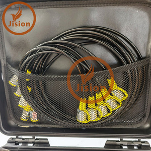 ชุดทดสอบเกจวัดแรงดันไฮดรอลิกสำหรับรถขุด ชุดเกจวัดแรงดัน 100/250/400/600 บาร์ 13 ข้อต่อ 4 ชิ้น - Product Image 4