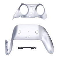 Façade décorative personnalisée pour PS5 Edge, remplacement du couvercle supérieur et inférieur en argent chromé bricolage