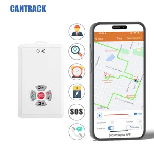 Dispositivo con rastreador de botón SOS dispositivo de seguimiento gps personal rastreador GPS GSM con llamadas bidireccionales