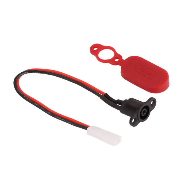 Universal Electric Scooter Charging Port Waterproof Plastic Cover Waterproof Plug Complete Set Scooter Replacement Accessories
