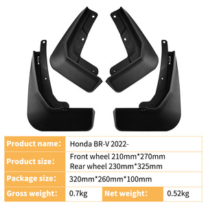 Juego de 4 Guardabarros Impermeables de Alta Calidad para <span class=keywords><strong>Honda</strong></span> BR-V <span class=keywords><strong>BRV</strong></span> <span class=keywords><strong>2022</strong></span>, Accesorios Anti-Caída para Guardabarros de Coche - Product Image 6
