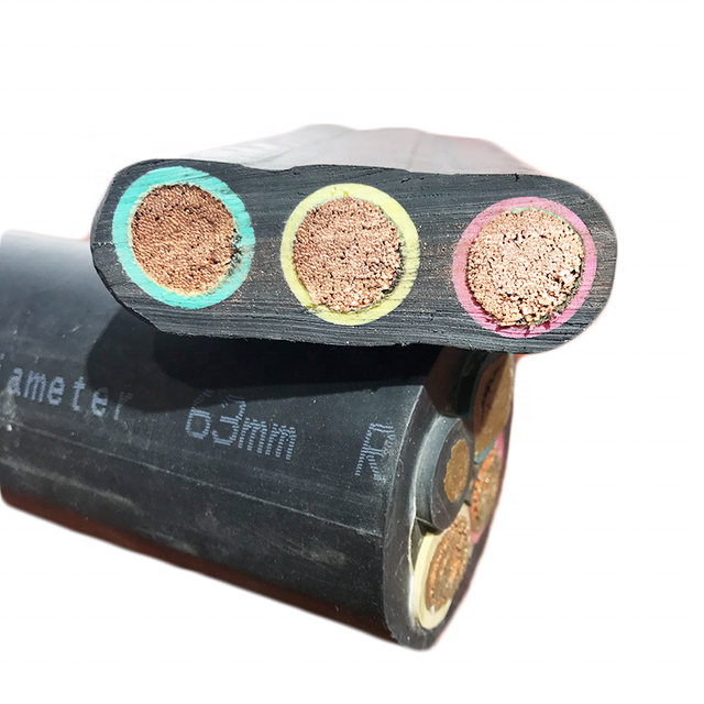 High Quality Submersible Pumps Cables 300V Flexible Copper and Rubber Cable 10AWG~2/0AWG