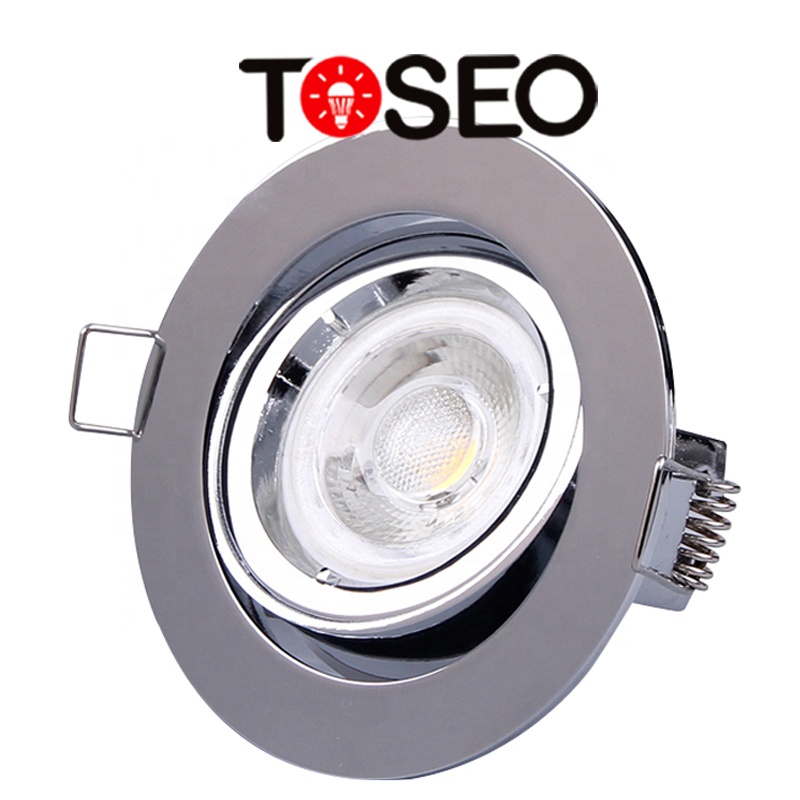 Toseo Recessed Down Lights Led Ceiling Light Downlight Custom-made Aluminium Adjustable Gu10 3W 5W 7W Aluminum Modern Ip20 50000