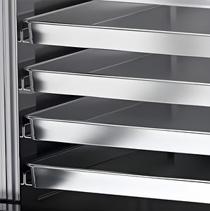 Bindose - Fermentadora de Masa Comercial de Acero Inoxidable de 14 Bandejas, Congelador, Máquina de Fermentación con Ventilador de Enfriamiento para Panaderías - Product Image 6