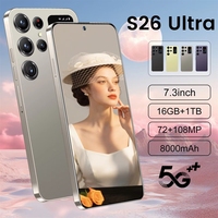 Nuevo Modelo S26 ULTRA 16+1TB 5G Teléfono Celular Android Smartphone S Desbloqueado Pantalla Completa Teléfonos Móviles Inteligentes de Alta Calidad