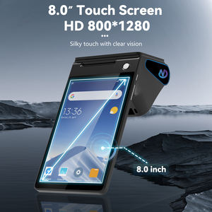 Terminal Punto de Venta Todo en Uno ZCS Z108 con Pantalla Dual de 8"+3.95 Pulgadas, Android 14, Impresora de Recibos y Etiquetas, Dispositivo POS Móvil - Product Image 2