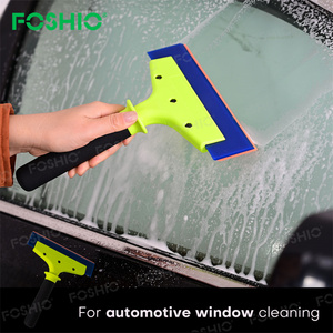 Foshio Tergivetro Personalizzabile da 5 e 8 Pollici <span class=keywords><strong>per</strong></span> <span class=keywords><strong>Vetri</strong></span> e <span class=keywords><strong>Porte</strong></span> in Vetro, con Lama in Gomma, Ideale anche <span class=keywords><strong>per</strong></span> Doccia - Product Image 5