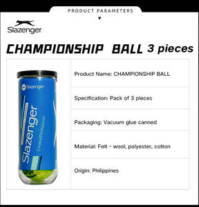 <span class=keywords><strong>Slazenger</strong></span> ลูกเทนนิสเด้งสูงทนทานลูกบอลฝึกซ้อมวิมเบิลดันผู้เล่นเดี่ยวฝึกซ้อมบอลกีฬา - Product Image 5