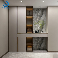 Meuble de rangement à chaussures minimaliste haut de gamme avec espace intérieur organisé pour appartements urbains, halls résidentiels et maisons modernes