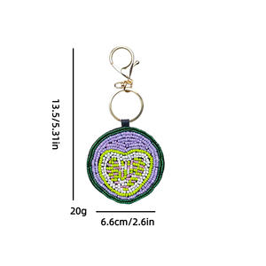 ชุดพวงกุญแจลูกปัดผลไม้ใหม่ สตรอว์เบอร์รี เลมอน เชอร์รี สับปะรด งานปักลูกปัด ติดกระเป๋า น่ารัก ซีรีส์ผลไม้ <span class=keywords><strong>พวง</strong></span>กุญแจ อุปกรณ์เสริม - Product Image 3