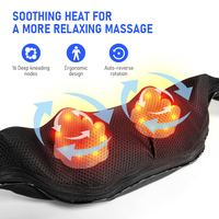 Coussin de massage multifonctionnel, masseur électrique pour le corps, la tête et le cou, produit pour la voiture et la maison, massage cervical Shiatsu