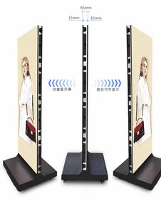 GOB High Brightness Foldable LED Display 1500 <b>Cd</b> 178 Degree Viewing Angle Floor <b>Stand</b> Indoor Advertising Screen - Product Image 1