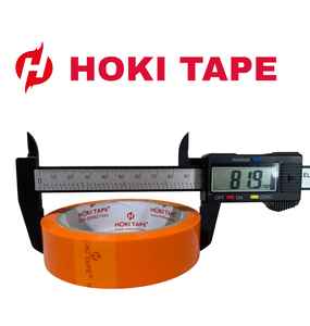 Durable 24mm X 50m Orange 45mic Acrylique Adhésif Fort Isolasi Étanche Emballage Parfait Étiquetage pour Usage Quotidien Polyvalent - Product Image 4