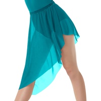 Jupe de danse élastique MiDee à taille haute et basse pour femmes adultes, sans culotte, pour les spectacles sur scène et l'entraînement en studio