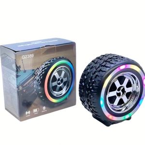 New Tire Shape Design <b>Speaker</b> Portable <b>Mini</b> Outdoor Wireless <b>Speaker</b> with Battery Power Manufacturing Supply - Product Image 1