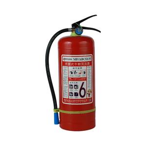 เครื่องดับเพลิงชนิด CO2 คุณภาพสูง ABC แบบพกพา ขนาด 6 กก. โครงสร้างเหล็กอัตโนมัติ ใช้สารดับเพลิงชนิดผงแห้งและโฟม สำหรับกรณีฉุกเฉินในรถยนต์ - Product Image 1