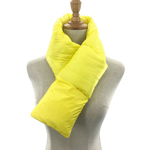 新スタイルスペースコットンスカーフ優れた耐久性ソフトパファー冬暖かい屋外ダウンフェザー入りスカーフロングスカーフ - Product Image 4