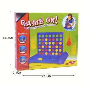 Jeu de société classique en plastique pour enfants : Connecter 4, entraînement cérébral - Product Image 6