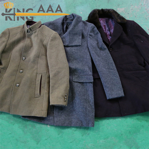Abrigos de estambre para hombres Chaqueta Marca <span class=keywords><strong>Ropa</strong></span> usada <span class=keywords><strong>Ropa</strong></span> De Juvenil Abrigo de lana de segunda mano - Product Image 4