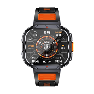 2.0 "TFT AMOLED montre intelligente 410mAh batterie BT appel surveillance de la santé étanche hommes Sports de plein air Smartwatch avec lampe de poche - Product Image 3