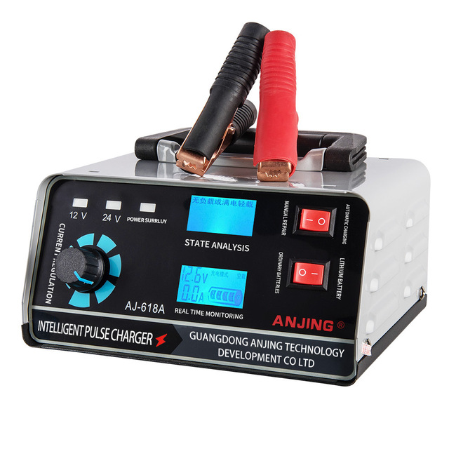 Smart Desulfator Maintainer 400W CE Certified 12V 30A 24V 15A Adjustable Pulse Repair Lead Acid Car Battery Charger