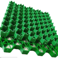 Grille géotextile stabilisatrice de sol, grille pour gazon, pavé pour allée, grille en plastique pour gazon pour parking de voitures