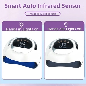 Lampe UV professionnelle SUN X21 MAX 72 LED 320W pour ongles, séchoir électrique avec 4 minuteurs et détection automatique pour vernis gel et plastique pour ongles - Product Image 4